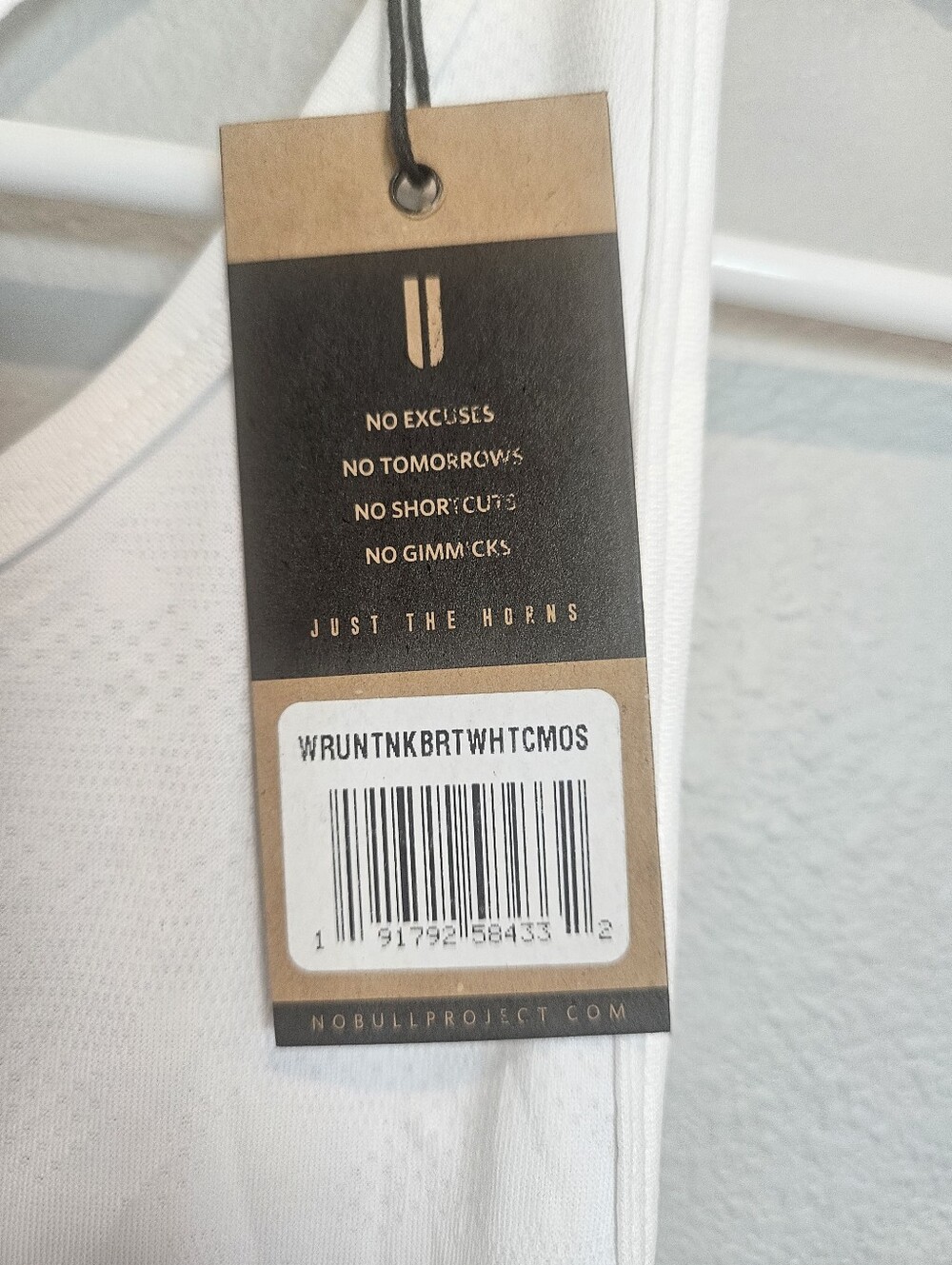 NOBULL Women's Racerback Performance Tank White Size Small NWT - Picture 4 of 6